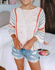 Striped White