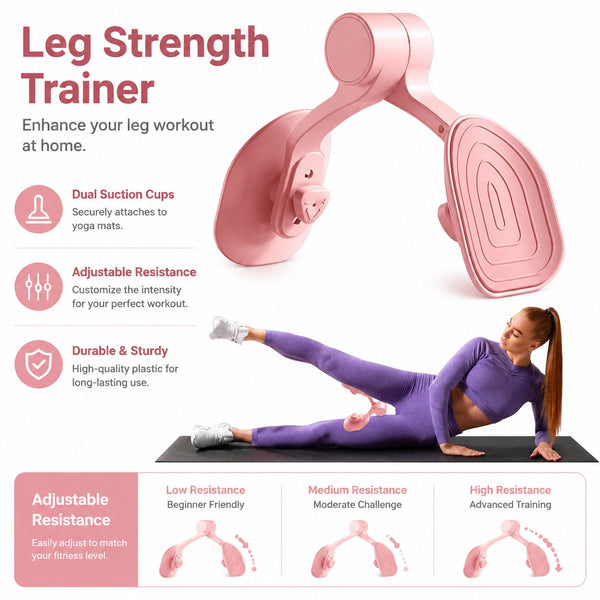🌸 ShaliLynn Luxe Adjustable Inner Thigh & Lower Body Resistance Trainer