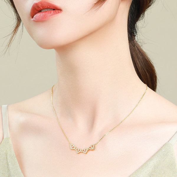 🍀 ShaliLynn Lucky in Love Convertible Clover Necklace
