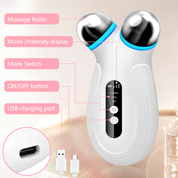 ✨ ShaliLynn Radiance Duo Microcurrent Facial Massager