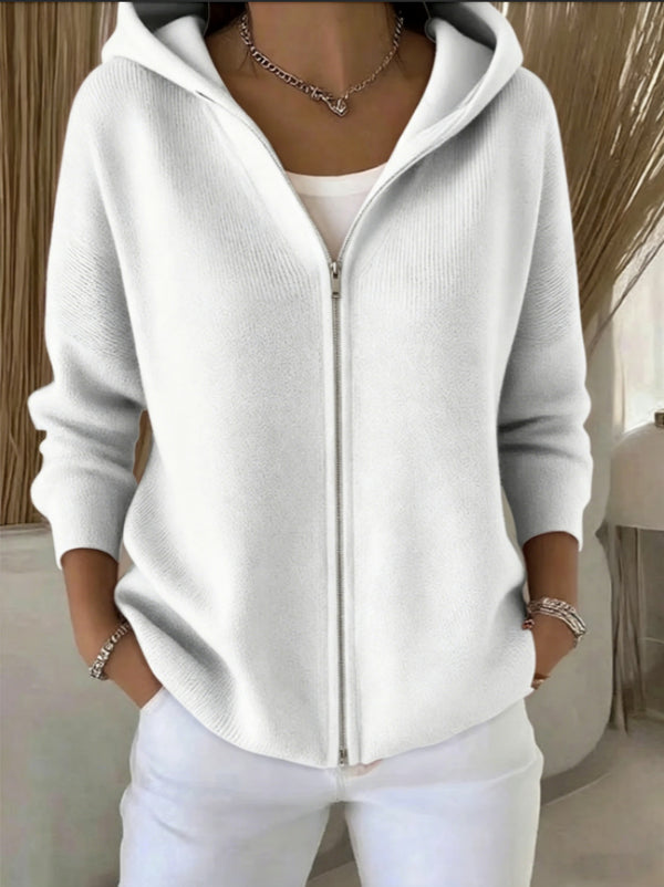 🌸 The ShaliLynn Cozy Knit Zip-Up Hoodie