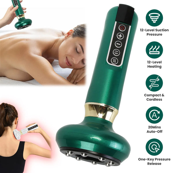 ✨ ShaliLynn Luxe Heated Vacuum Body Massage & Cupping Tool