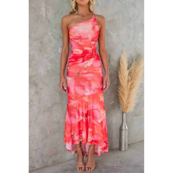 🌺 Watercolor Romance Floral Maxi Dress